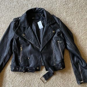 Women’s Faux Leather Moto Jacket